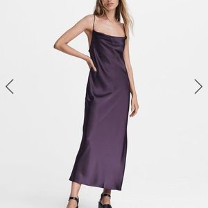 Rag + Bone Pauline Slip Dress (Deep Plum)